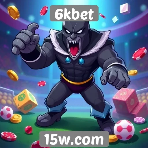 Variedade de jogos disponíveis no 6kbet